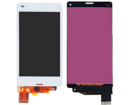 LCD Sony D5803 Xperia Z3 Compact / D5833 + touch-screen (sensor), white, original