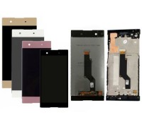 Дисплей Sony G3112 Xperia XA1 Dual / G3116 / G3121 / G3123 / G3125 + тачскрін (сенсор), білий, в рамці, оригінал