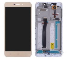 Дисплей Xiaomi Redmi 4A + тачскрин (сенсор), золотистый, в рамке