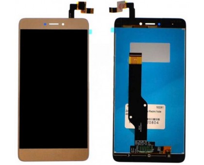 Дисплей Xiaomi Redmi Note 4X + тачскрин (сенсор), золотистый