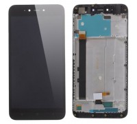 Дисплей Xiaomi Redmi Note 5A / Redmi Note 5A Prime / Redmi Y1, 3/32 Gb / 4/64 Gb + тачскрін (сенсор), чорний, в рамці