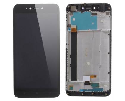 Дисплей Xiaomi Redmi Note 5A/Redmi Note 5A Prime/Redmi Y1, 3/32 Gb/ 4/64 Gb + тачскрин (сенсор), черный, в рамке