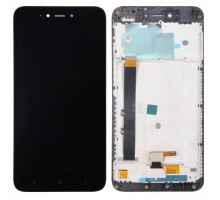Дисплей Xiaomi Redmi Note 5A/Redmi Y1 Lite, 2/16 Gb + тачскрин (сенсор), черный, в рамке