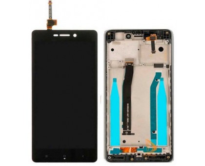Module for Xiaomi Redmi 3/3 Pro / Redmi 3s / 3s Prime / Redmi 3x + (+ touchscreen display), the front panel, black