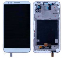 Модуль LG D800 G2, D801, D803, LS980, VS980, F320 Дисплей + тачскрин БЕЛЫЙ с передней панелью оригинал PRC