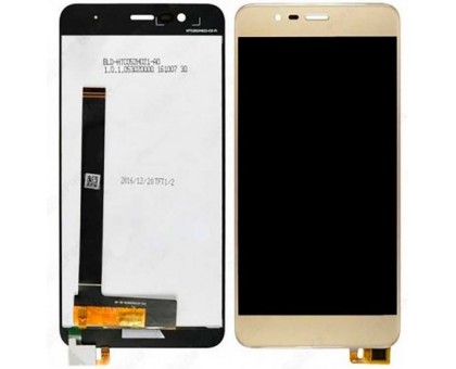 Lcd Asus ZenFone 3 Max 5.2 "(ZC520TL) + touch-screen (sensor), golden, Sand Gold, in frame