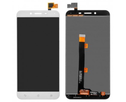 Display Asus ZenFone 3 Max 5.5 "(ZC553KL) + touchscreen (sensor), white, Glacier Silver, in frame