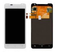 Дисплей для HTC J Z321e One + сенсорний екран, білий