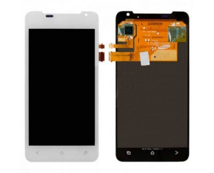 Дисплей для HTC J Z321e One + сенсорний екран, білий