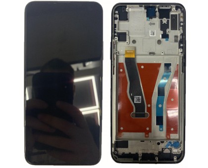 Дисплей Huawei P Smart Z/Y9 Prime 2019 + тачскрин (сенсор), черный, в рамке, Midnight Black