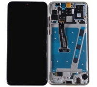 Дисплей Huawei P30 Lite/Nova 4e + тачскрин (сенсор), черный, в рамке , оригинал