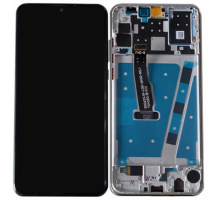 Дисплей Huawei P30 Lite/Nova 4e + тачскрин (сенсор), черный, в рамке , оригинал