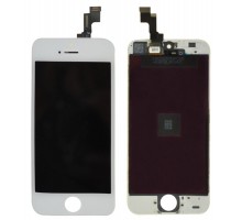 Дисплей iPhone 5S + тачскрин (сенсор), белый, копия, ShenChao