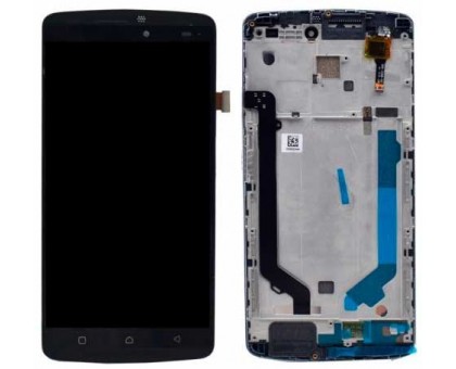 Дисплей Lenovo A7010/Vibe K4 Note A7010a48/Vibe X3 Lite + тачскрин (сенсор), черный, в рамке