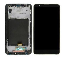 Дисплей LG K520 Stylus 2 (2016)/K540/LS775 Stylo 2 + тачскрин (сенсор), черный, в рамке, Titan