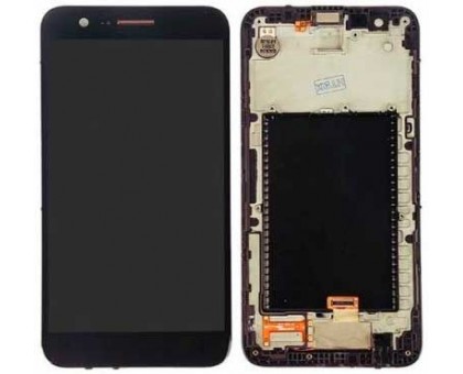 Дисплей LG M250 K10 2017 / X400 / K20 2019 / K20 Plus + тачскрін (сенсор), чорний, в рамці, оригінал