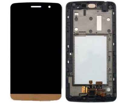 Дисплей LG X190 Ray Dual Sim + тачскрін (сенсор), золотистий, з предней панеллю, оригінал
