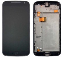 Дисплей Motorola XT1620 Moto G4/XT1621/XT1622/XT1624/XT1625/XT1626 + тачскрин (сенсор), белый, в рамке