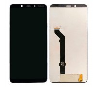 Дисплей Nokia 3.1 Plus + тачскрин (сенсор), черный, оригинал