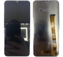 Дисплей Samsung A202F Galaxy A20E 2019 + тачскрин (сенсор), черный, оригинал , переклеено стекло
