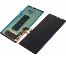 Дисплей Samsung N950F Galaxy Note 8 + тачскрин (сенсор), черный, оригинал , переклеено стекло