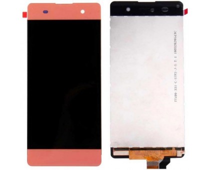 Дисплей Sony F3111 Xperia XA/F3112/F3113/F3115/F3116 + тачскрин (сенсор), розовый, Rose Gold, оригинал