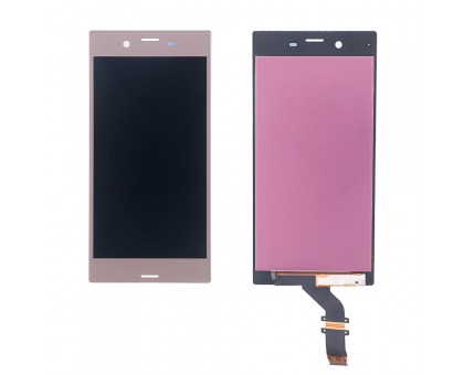 Дисплей Sony F8331 Xperia XZ/F8332 + тачскрин (сенсор), розовый, Deep pink, оригинал