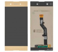 Дисплей Sony G3412 Xperia XA1 Plus Dual/G3416 + тачскрин (сенсор), золотистый, оригинал