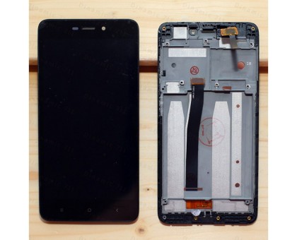 Дисплей Xiaomi Redmi 4A + тачскрін (сенсор), чорний, в рамці, оригінал