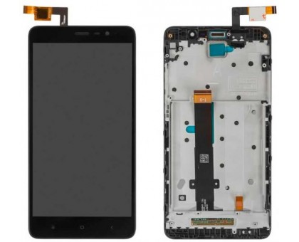 Lcd Xiaomi Redmi Note 3 Pro + touch-screen (sensor), black, in frame, 150 x 76 mm