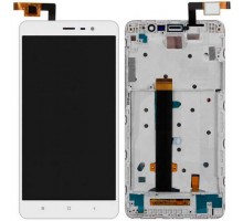 Дисплей Xiaomi Redmi Note 3 + тачскрин (сенсор), белый, в рамке