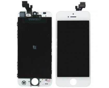 Дисплей iPhone 5 + тачскрин (сенсор), белый, копия , ShenChao