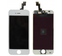 Дисплей iPhone 5S + тачскрин (сенсор), белый, копия, TianMa (TM)