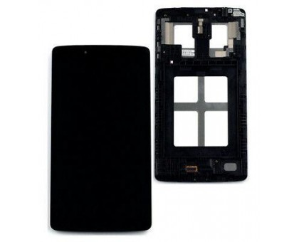 Lcd LG V480 G Pad 8.0 Wi-Fi / V490 + touch-screen (sensor), black, in frame, original