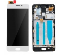 Display Meizu M6 Note M721H + touchscreen (sensor), white, in frame