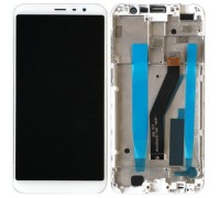 Lcd Meizu M6T M811H + touch-screen (sensor), white, in frame, original