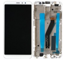 Дисплей Meizu M6T M811H + тачскрин (сенсор), белый, в рамке, оригинал