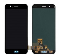 Дисплей OnePlus 5 A5000 + тачскрин (сенсор), черный, OLED, копия хорошего качества
