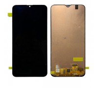 Дисплей Samsung A205F Galaxy A20 2019 + тачскрин (сенсор), черный, OLED, копия хорошего качества