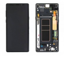 Дисплей Samsung N960F Galaxy Note 9 + тачскрин (сенсор), черный, OLED, в рамке, Midnight Black, копия хорошего качества