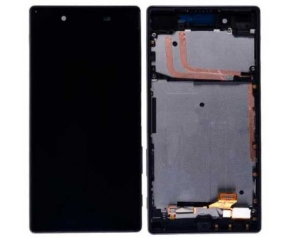 Дисплей Sony E6603 Xperia Z5/E6653 + тачскрин (сенсор), черный, в рамке