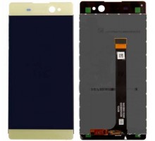 Дисплей Sony F3211 Xperia XA Ultra/F3212/F3213/F3215/F3216 + тачскрин (сенсор), золотистый, Lime Gold, оригинал