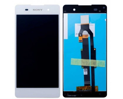 Дисплей Sony F3311 Xperia E5/F3313 + тачскрин (сенсор), белый, оригинал