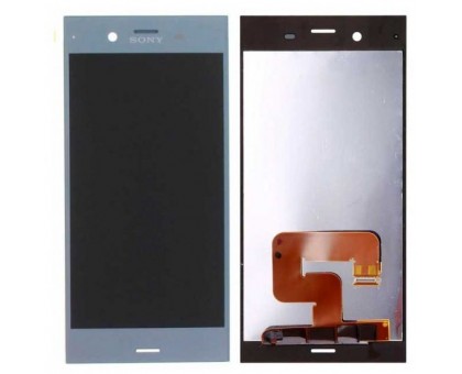 Дисплей Sony G8341 Xperia XZ1/G8342 + тачскрин (сенсор), синий, Moonlit Blue, оригинал