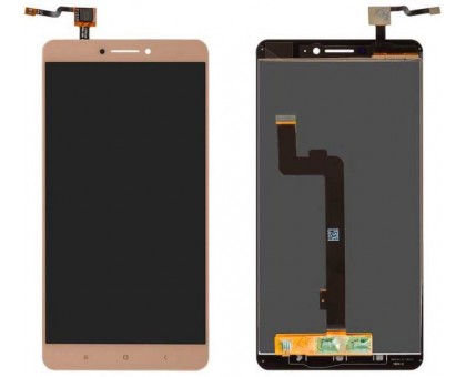 Дисплей Xiaomi Mi Max /Mi Max Pro /Mi Max Prime + тачскрин (сенсор), золотистый