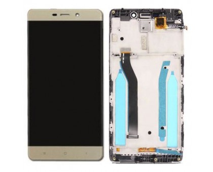 Lcd Xiaomi Redmi 4 Prime / Redmi 4 Pro + touch-screen (sensor), gold, in frame