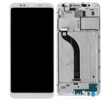 Дисплей Xiaomi Redmi 5 + тачскрин (сенсор), белый, в рамке