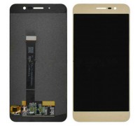 Дисплей ZTE A910 Blade + тачскрин (сенсор), золотистый, Amoled, оригинал