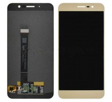Дисплей ZTE A910 Blade + тачскрин (сенсор), золотистый, Amoled, оригинал