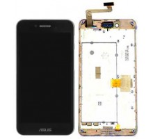Дисплей Asus PF500KL PadFone S + тачскрин (сенсор), черный, в рамке золотистого цвета